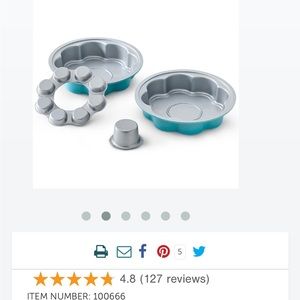 Brand new Pampered Chef Secret Center Cake Pan